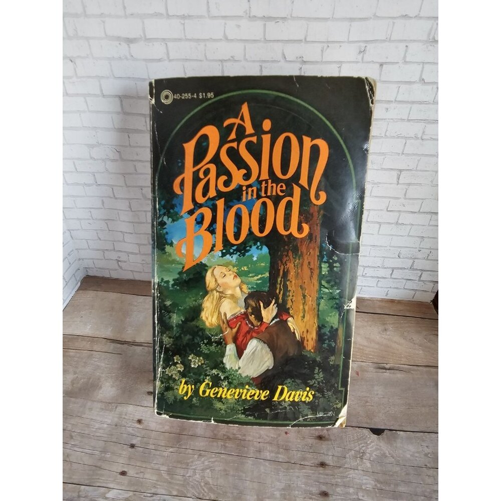 A Passion in the Blood Genevieve Davis Vintage Paperback 1978 Pinnacle Historic